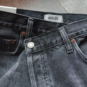 Brand New Agolde Criss Cross Denim Shorts!